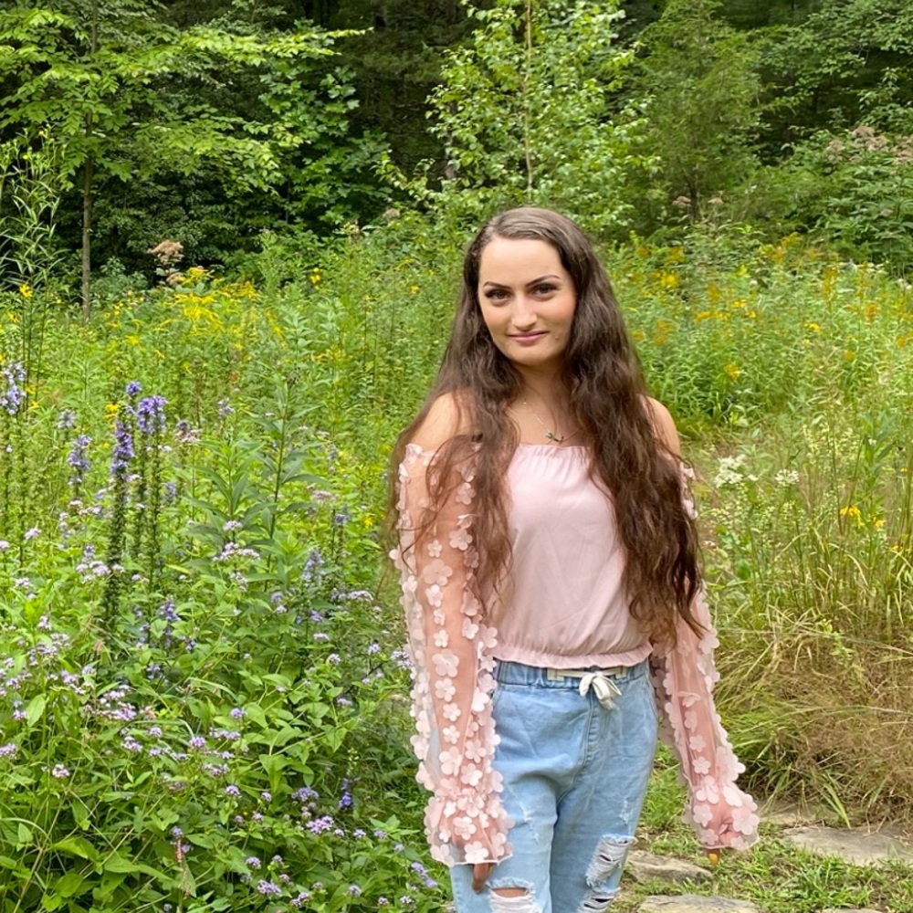 ZAFUL pink floral top
